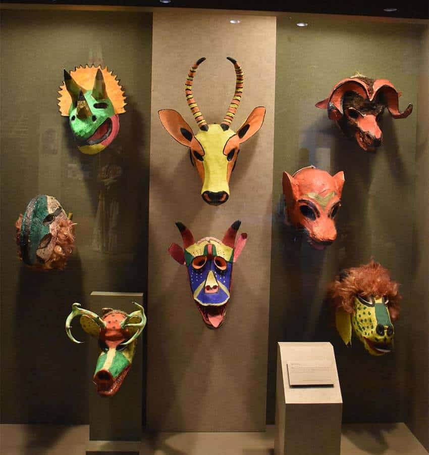 Masks from Gran Nayar region of Mexico