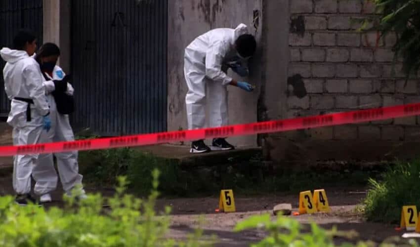 murder scene in Mexico