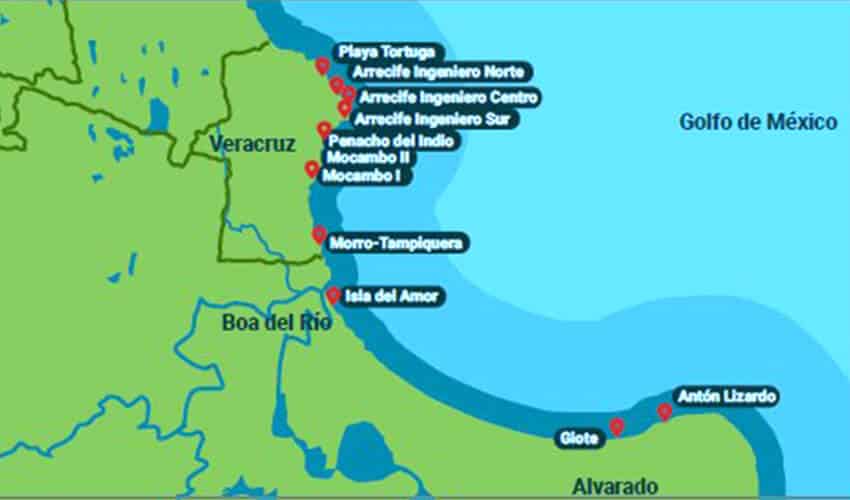 11 polluted Veracruz beaches