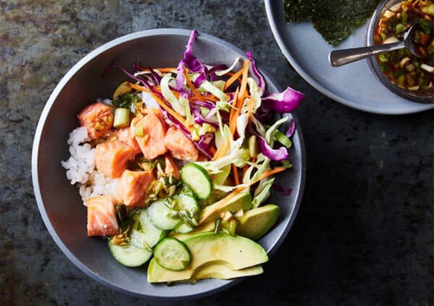 Salmon bowl