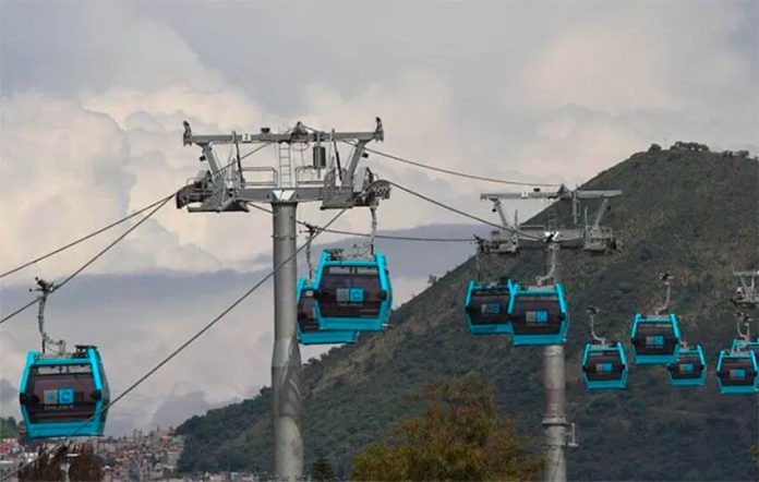 Mexico City's aerial transit system.