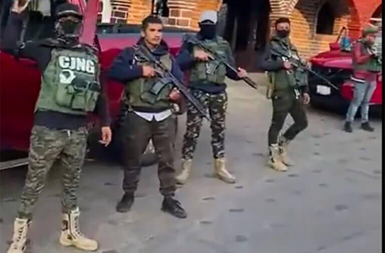 Cjng Arrives With Show Of Force In Jalisco Town Were Not Going Away 4828