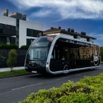 An IE-Tram electric bus.