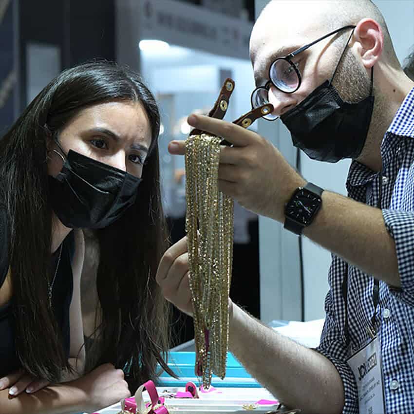 Jewelry trade shows like JCK in Las Vegas are an important driver of sales, Azpeitia said.