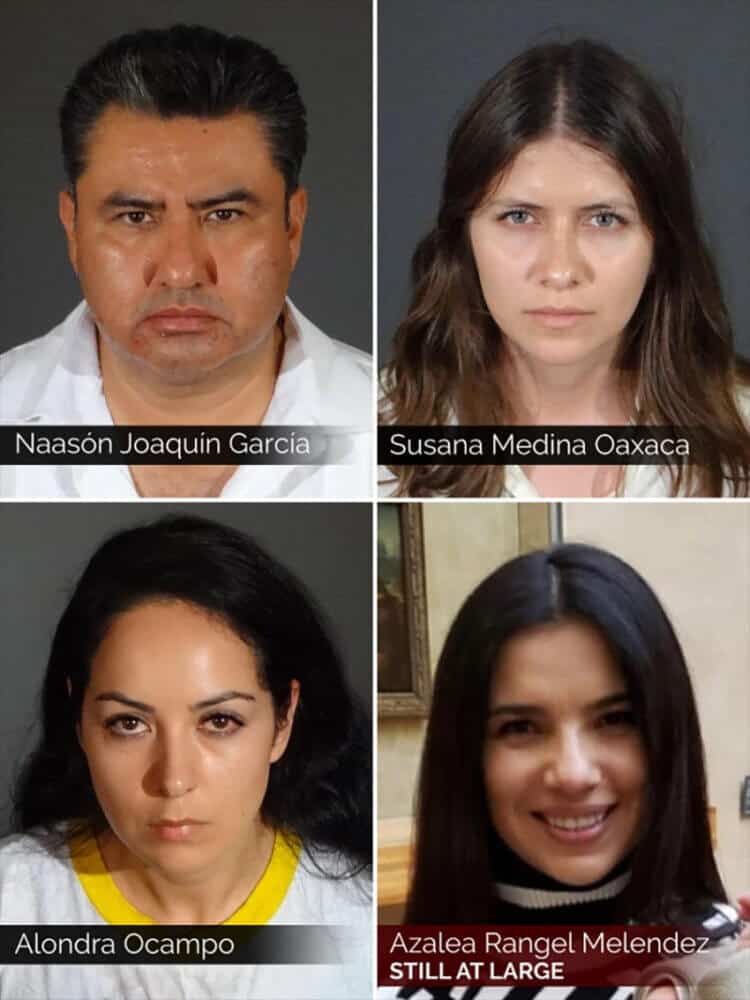 Two of three women accused of colluding with Joaquín García have also entered plea deals. One of the accused remains at large.