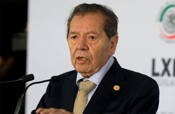 Mexican politician Porfirio Muñoz Ledo accused President López Obrador of having ties to narco-traffickers at a meeting of the Permanent Conference of Political Parties of Latin America and the Caribbean.