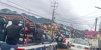 Security forces parade through San Cristóbal