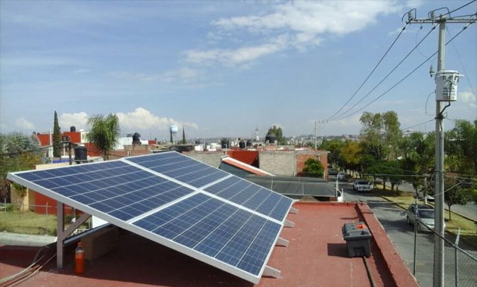 A solar installation in Morelia, Michoacán.