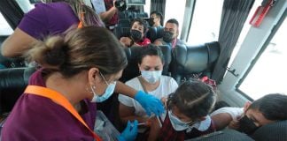 COVID vaccine is administered to children