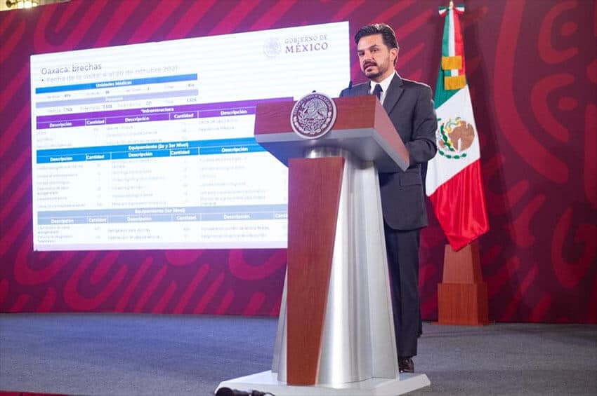 Mexican Social Security Institute (IMSS) Director Zoé Robledo spoke to the shortage of applicants to be rural doctors.
