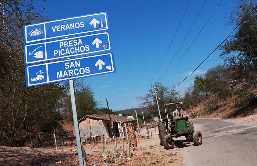 San Marcos, Sinaloa town limits