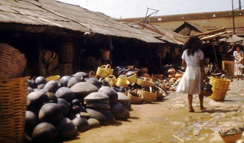 A Oaxaca market in the 1940s