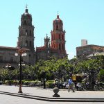 The cathedral and main square of San Luis Potosí