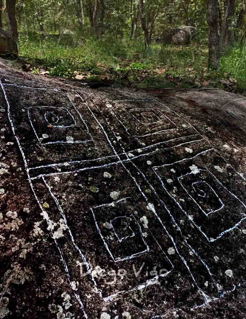 Petroglyph near Mixtlan, Jalisco