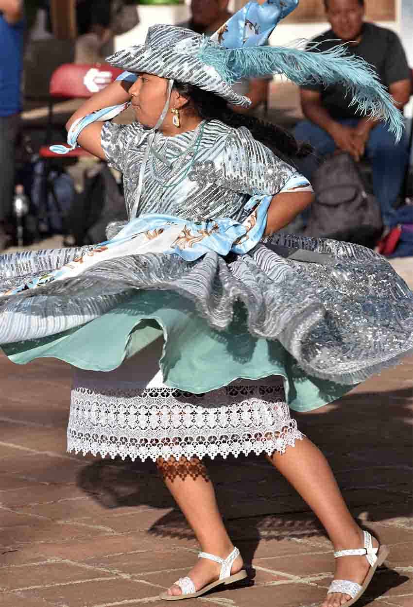 Girl in Teotitlan del Valle, Oaxaca portraying La Malinche