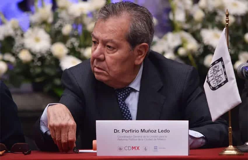 Mexican politician Porfirio Munoz Ledo