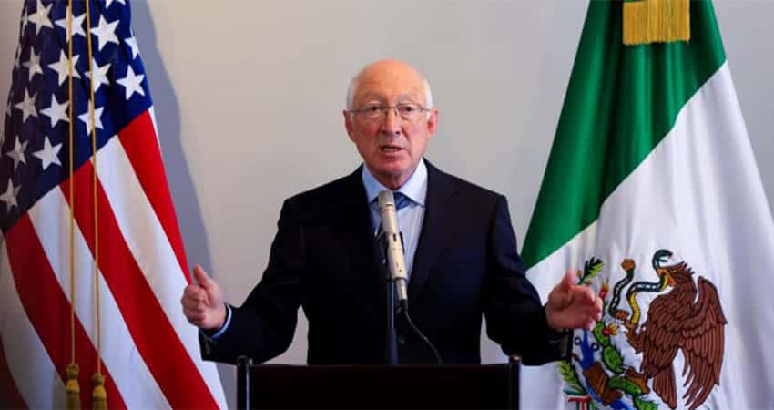 U.S. envoy to Mexico Ken Salazar