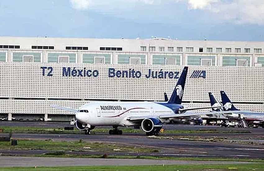Terminal 2 at Benito Juarez airport Mexico City