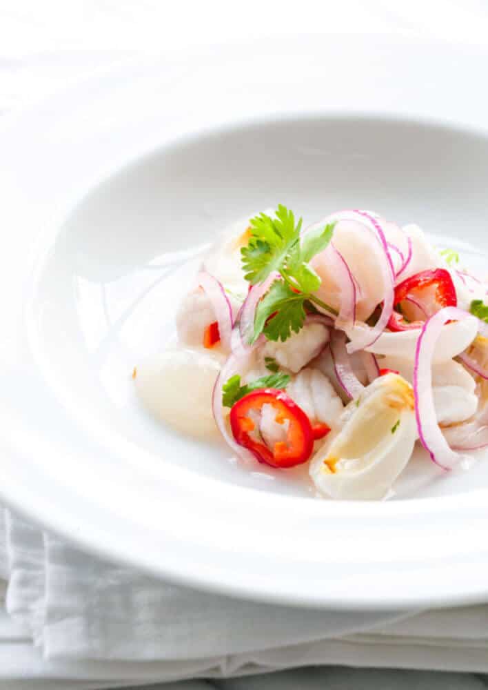 lychee ceviche