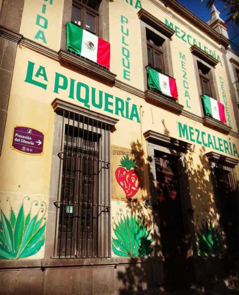 La Piqueria mezcaleria in San Luis Potosi, Mexico