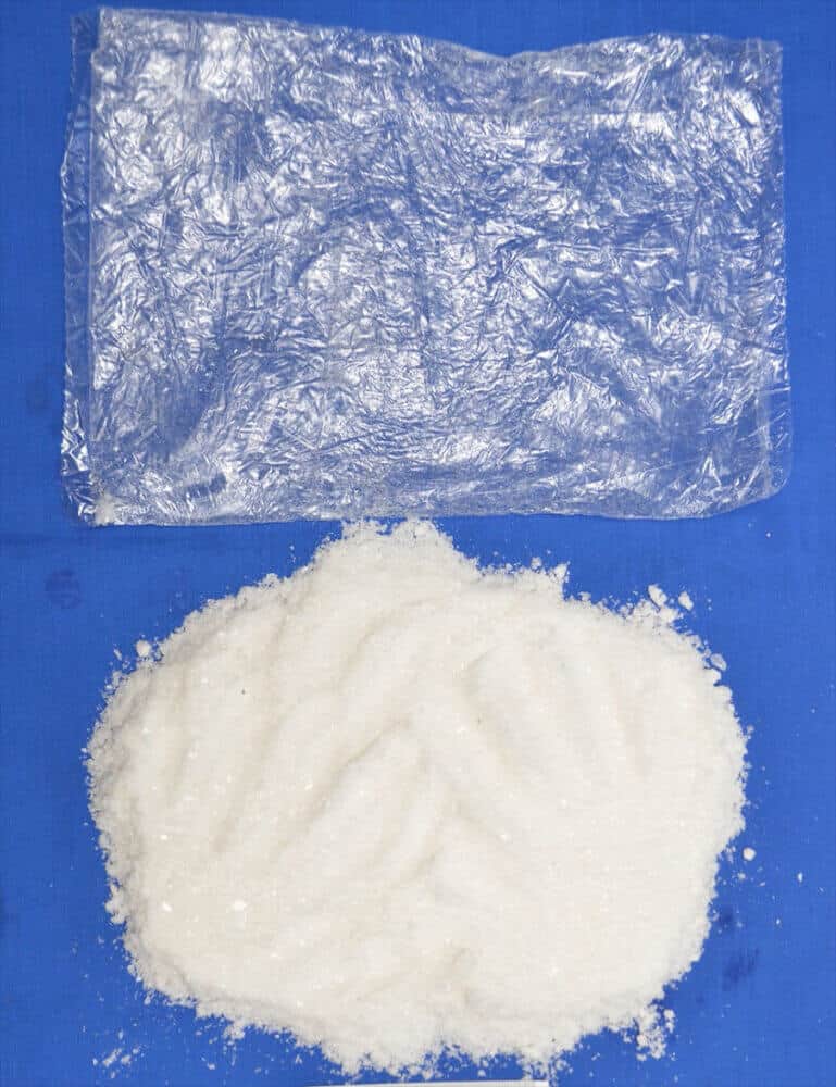 Much of the seized drugs was in the form of powder, as seen in pictures shared by the Attorney General's Office. Whether and to what extent they were cut with other substances is uncertain. 