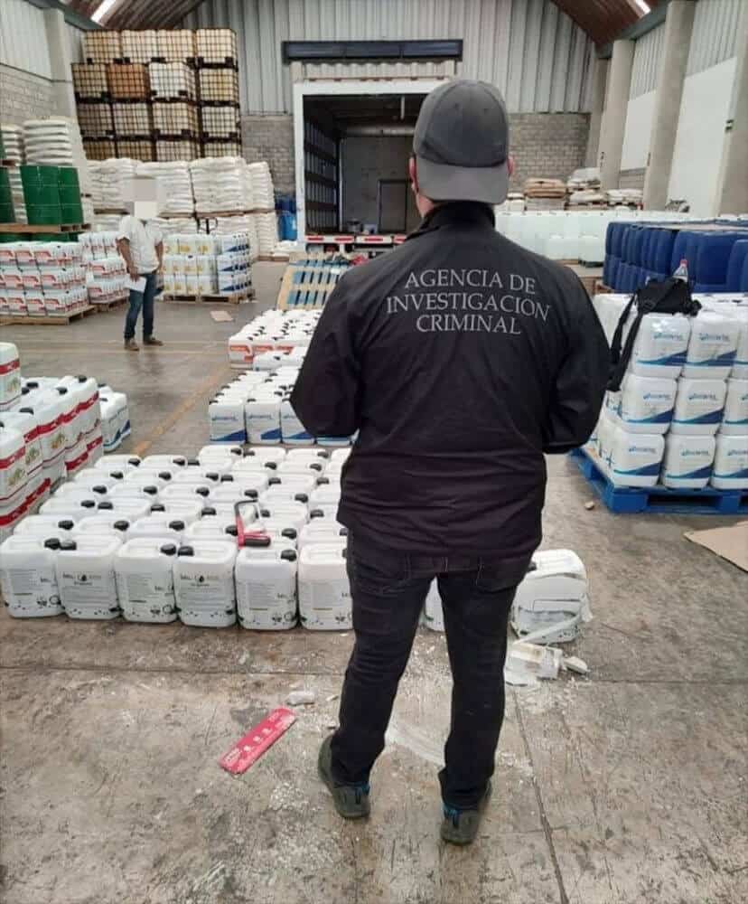 An investigative agent surveys the scene in Culiacán after a recent drug seizure that the government called the largest in the country's history.