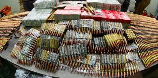 Efforts to find El Chueco have turned up a small arsenal of munitions