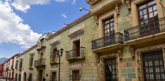 A street in downtown Oaxaca, world's best city.