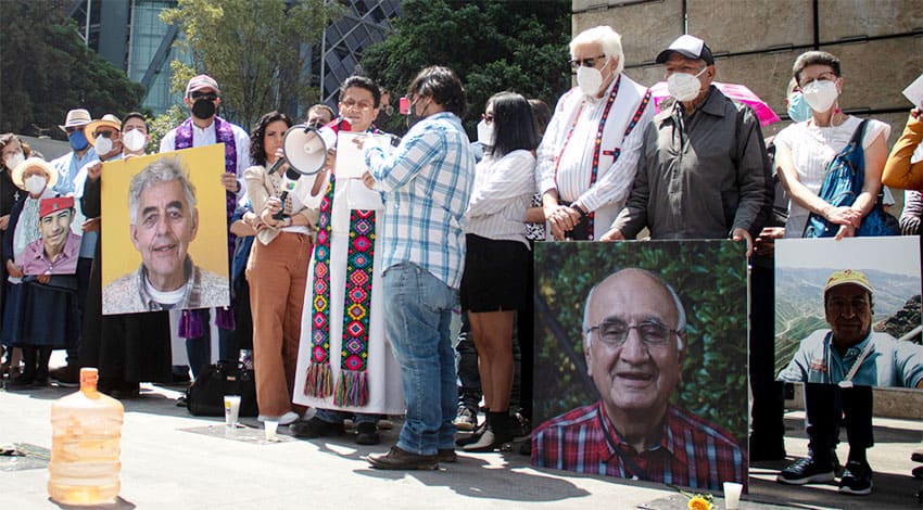 A Jesuit service in Mexico City Sunday commemorates victims of violence.