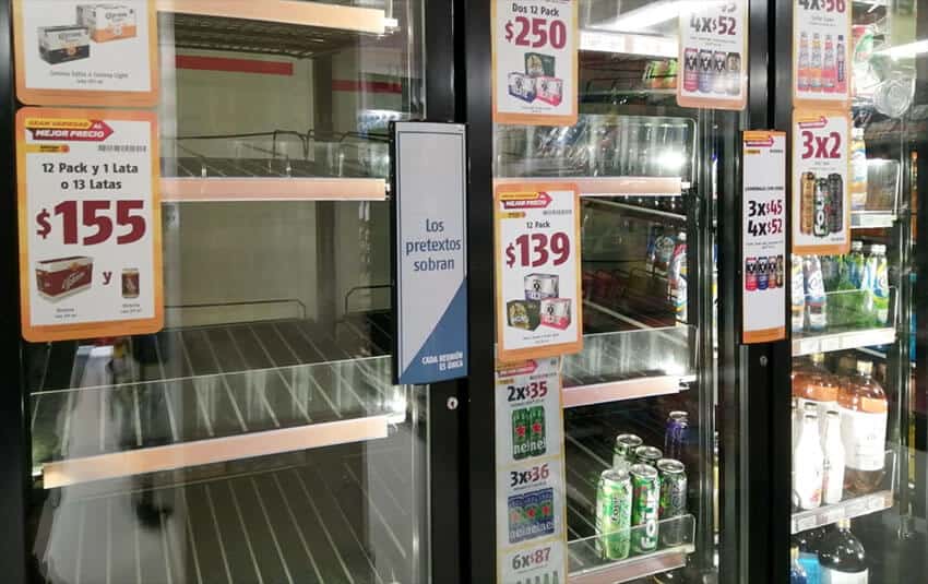 Modelo, Pacífico and Carta Blanca have been in short supply in some Mexico City stores.