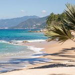 A beach near Puerto Vallarta, Jalisco.