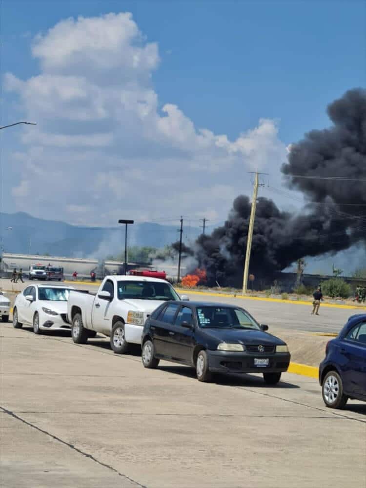 The smoke billowing from the wreckage could be seen for miles.