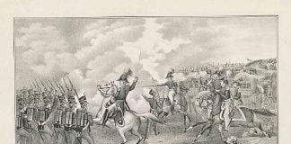 Battle of Churubusco drawing, Mexican American war
