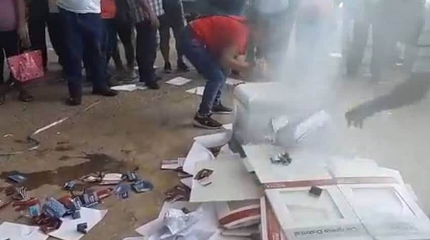 Ballots set on fire at Morena internal election in Chiapas