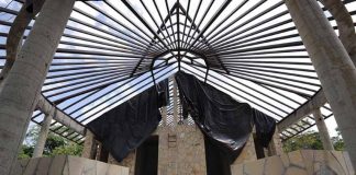 Palenque visitor center under construction
