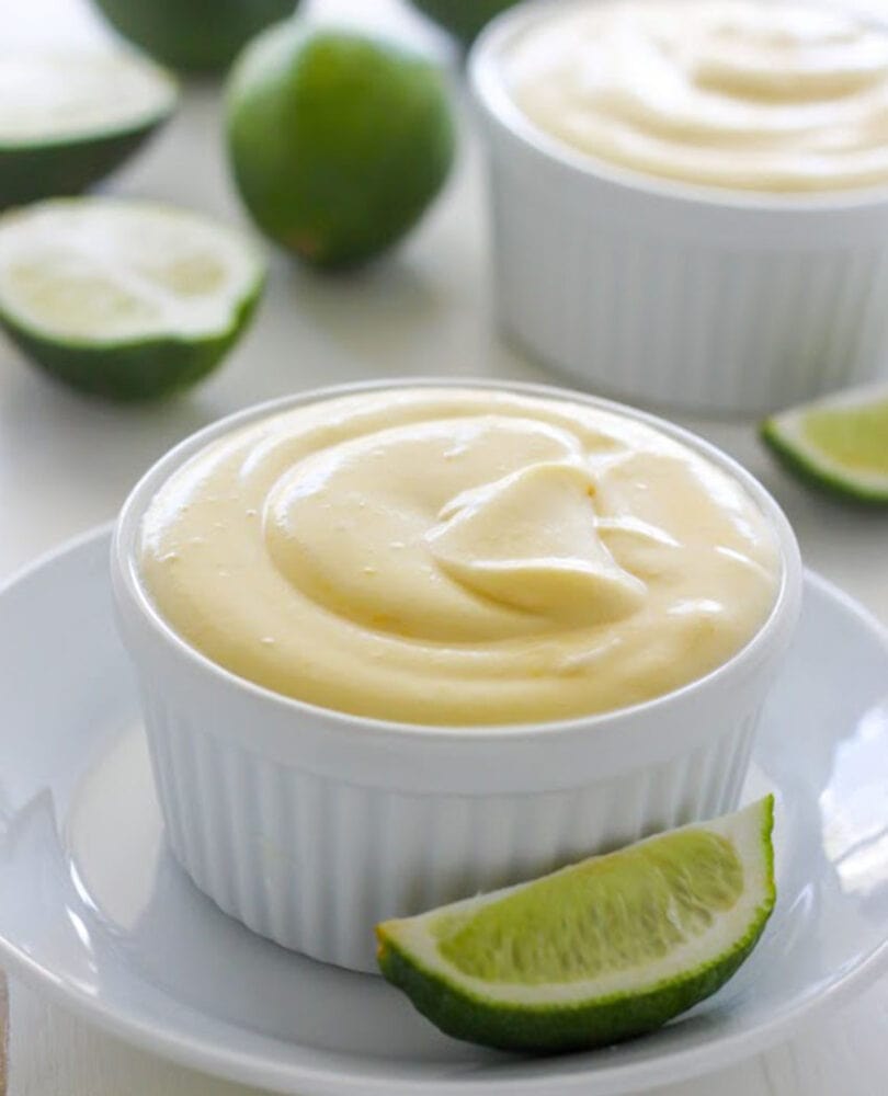 Lime pudding