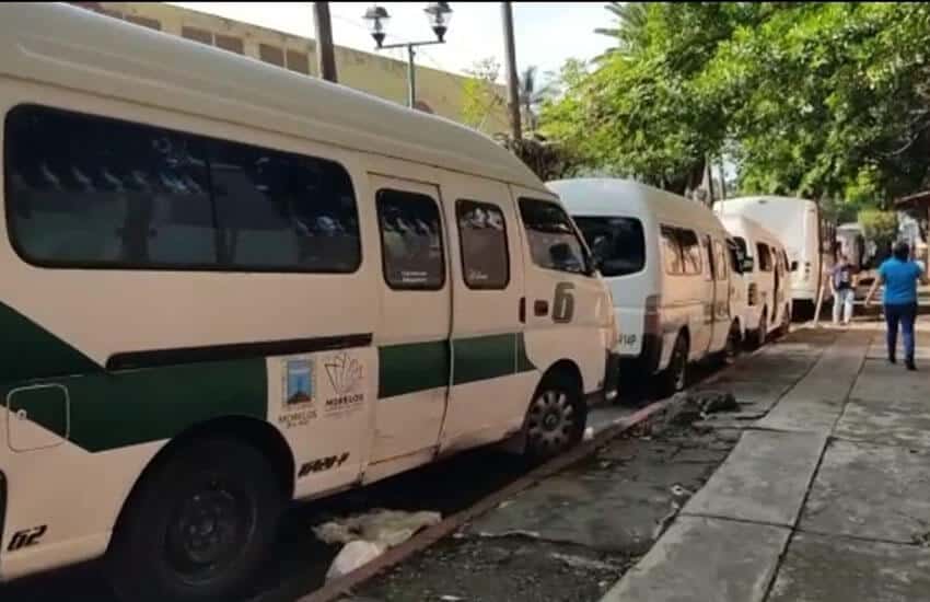 Government buses in Cuernavaca, Morelos