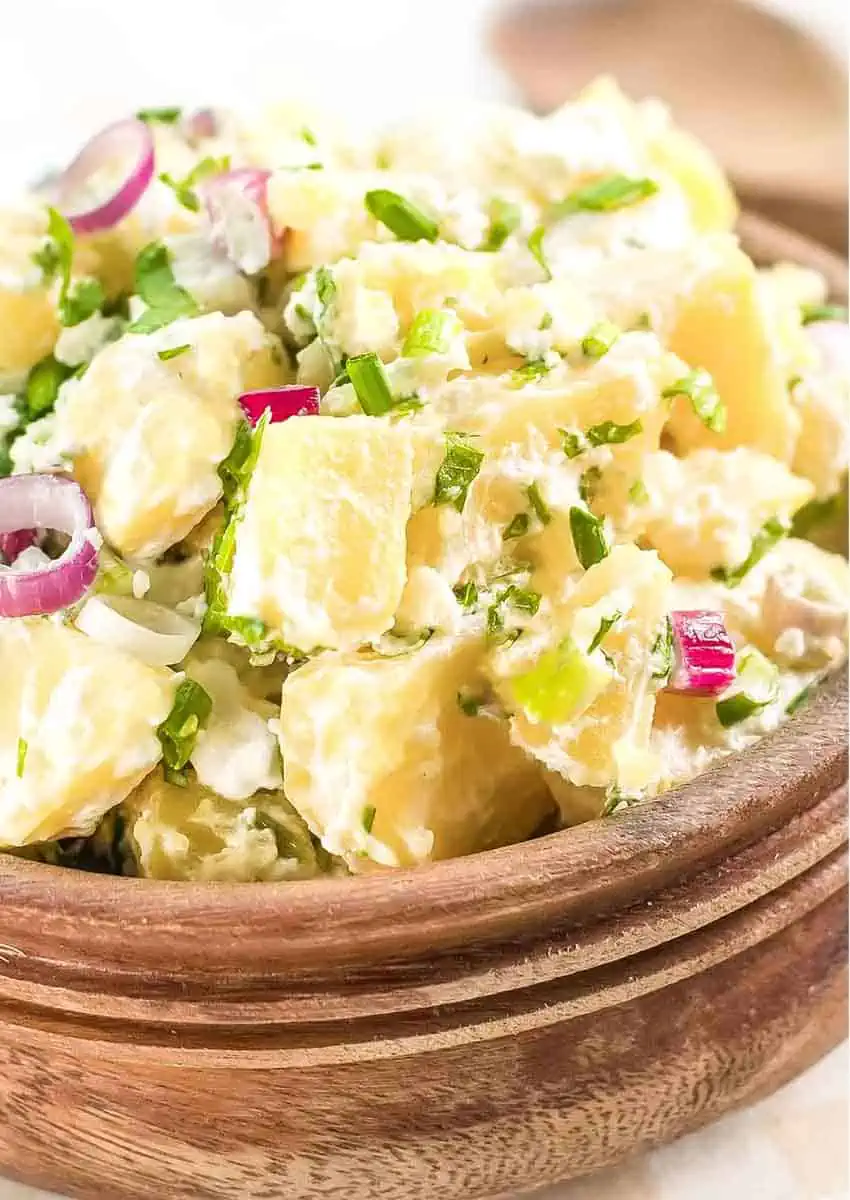 garlic potato salad