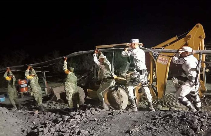 Military in Coahuila for miners rescue