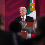 President López Obrador at his Monday press conference.