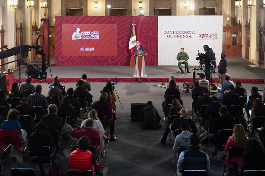 President López Obrador announced the spending increase for the Terminal 2 repairs at his Thursday morning press conference.