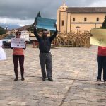 Protesters said there was no need for bullfighting at the annual apple festival.