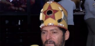 Enrique Marthen, the grand warlock of Catemaco