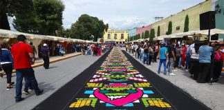 Huamantla's record-breaking carpet