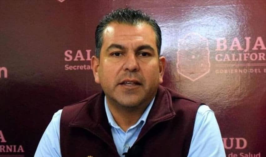 Erwin Areizaga Uribe, the Baja California health comissioner.