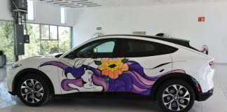 The women-built Ford Mustang.