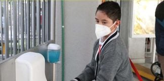 Mexican child in school