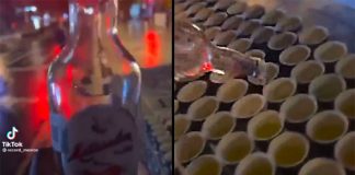 Drinks are spiked with rum