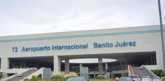 Terminal 2 at the Mexico City airport