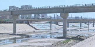 A view of the Tijuana River.